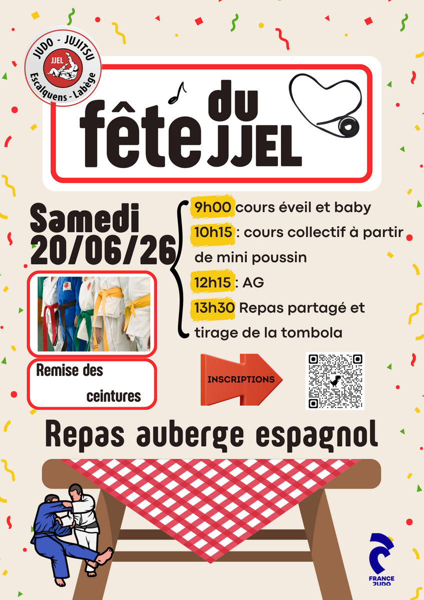 Fête du JJEL + AG du club + Tombola