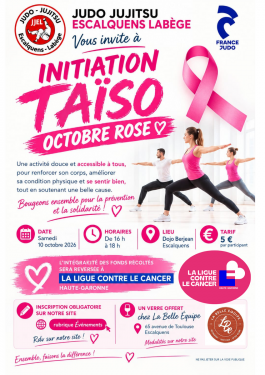 🌸 OCTOBRE ROSE – BOUGEONS ENSEMBLE POUR UNE BELLE CAUSE ! 🌸
