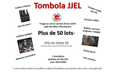 TOMBOLA du JJEL !!!