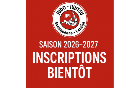 🥋 JJEL SAISON 2026‑2027 📣 INSCRIPTIONS BIENTÔT